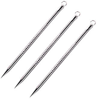 1pcs Silver Blackhead Comedone Acne Blemish Extractor Remover Cosmetic Tool Stainless Needles Remove Tool