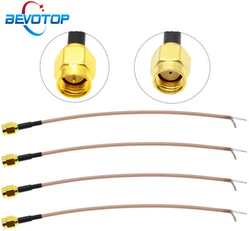 1pcs Single End SMA Male to PCB Solder Pigtail RG316 Cable for WIFI Wireless Router GPS GPRS Low Loss Jackplug Wire Connector