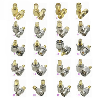 1Pcs SMA to SMA / RP-SMA / BNC / UHF PL259 SO239 / N / TNC Male plug & Female jack RF Coaxial Adapter connector Test Converter