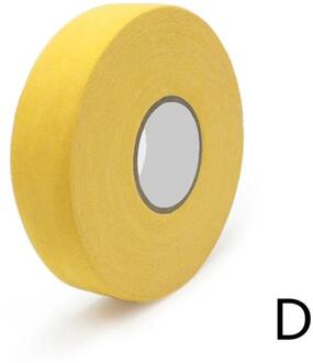 1Pcs Sport Tape Hockey Tape Ijshockey Transparante Bal Dragen Stok Hoge Non Golf Sticky Anti Slip Tape Club p2C9 geel