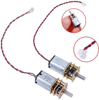 1Pcs Staal Gear Dc 3V-6V 5V 55Rpm Reductie Versnellingsbak Trage Snelheid micro N20 Full Metal Gear Motor