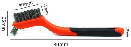 1Pcs Staaldraad Wiel Borstel Messing Stalen Borstel Borstel Zware Hoge Sterkte roestvrij staal draad