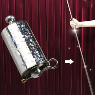 1Pcs Stainless Steel Pocket Self-defense Telescopic Stick Portable Martial Arts Performance Metal Magic Wand Extension Poles