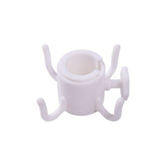 1Pcs Strand Paraplu Haak Opknoping Camping Trip Sluiting 4 Prong Voor Handdoeken Tassen Hoeden wit