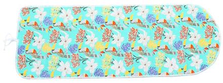 1Pcs Strijkplank Cover Vervanging Strijkplank Cover Grote Boards Pad Weerstaat Verzengende Navy Katoen Toekan Patroon Cover