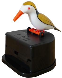 1Pcs Tandenstoker Houder Dispenser Leuke Vogel Intelligente Automatische Tandenstoker Box Cleaning Tanden Tafel Decoratie 01