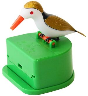1Pcs Tandenstoker Houder Dispenser Leuke Vogel Intelligente Automatische Tandenstoker Box Cleaning Tanden Tafel Decoratie 09