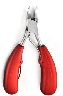 1Pcs Teen Nagelknipper Correctie Dikke Nagels Ingegroeide Teennagels Tangen Cutters Dode Huid Vuil Remover Pedicure Care Tools Rood