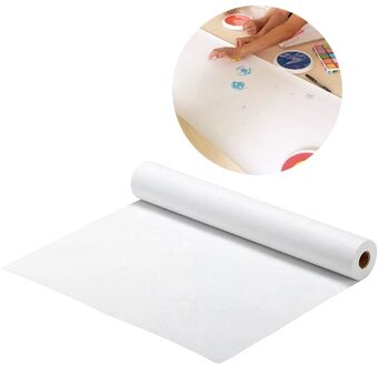 1Pcs Tekening Papier Roll Poster Papier Ambachtelijke Papierrol Wit Inpakpapier (Wit)