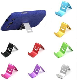 1Pcs Telefoon Houder Glimlach Metalen Mobiele Telefoon Houder Draagbare Mobiele Telefoon Stand Duivel Smiley Telefoon Ondersteuning Universele Voor Alle telefoon