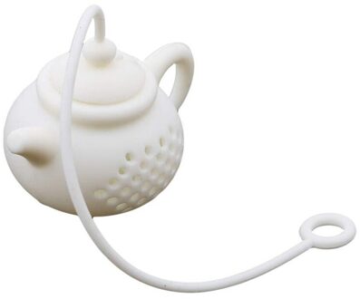 1Pcs Thee-ei Theepot-Vorm Zeef Silicone Theezakje Leaf Filter Diffuser Keuken Theewaar Theepot Accessoire TXTB1 02