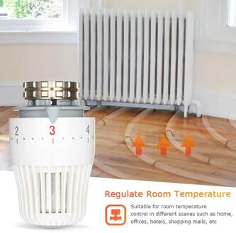 1Pcs Thermostaatkraan Pneumatische Temperatuur Hoofd Kleppen Systeem Controller Controle Remote Radiator Voor Verwarming A9Y3