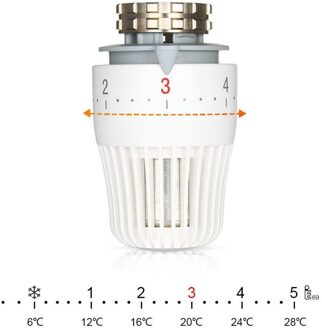 1Pcs Thermostaatkraan Pneumatische Temperatuur Systeem Voor Verwarming Hoofd Radiator Kleppen Controller Afstandsbediening U7O2