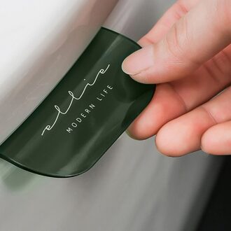 1Pcs Toiletbril Houder Lifter Sanitaire Closestool Seat Cover Lift Handvat Toilet Seat Cover Lifter Badkamer Thuis Schoonmaken Tool groen