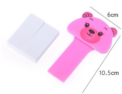 1Pcs Toiletbril Houder Lifter Sanitaire Closestool Seat Cover Lift Handvat Toilet Seat Cover Lifter Badkamer Thuis Schoonmaken Tool Roze