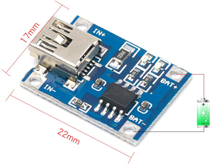 1PCS TP4056 1A Lipo Battery Charging Board Charger Module lithium battery DIY Mini USB Port