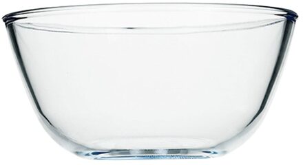 1Pcs Transparant Slakom Noedelkom Salade Mengkom Keuken Glazen Kom Voedsel Serveerschaal Voor Decoratie Thuis