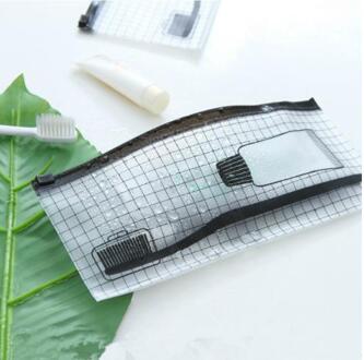 1Pcs Transparante Cosmetische Tas Pvc Zakken Reizen Organizer Helder Make-Up Tas Schoonheidsspecialist Wassen Tassen Toilettas Beauty Make Up pouch other