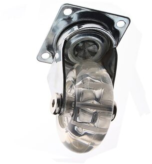 1PCS Transparante PU 50MM Caster Bureaustoel Sofa Platform Trolley Wielen Meubels Hardware Hoge Lager Capaciteit 40kg casters