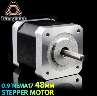1PCS Trianglelab Custom NEMA17 0.9 Stepper Motor L48MM for TITAN Extruder AQUA For 3D Printer EXtruder 1.68A