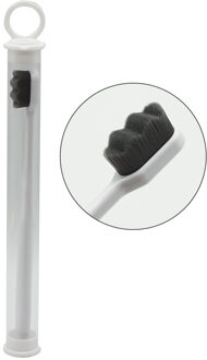 1Pcs Ultra-Fijne Tandenborstel Soft Fiber Tandenborstel Met Borstel Houder Antibacteriële Draagbare Orale Reiniging Tanden Borstel Voor Volwassenen 05