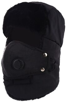 1PCS Unisex Bomber Hoed Koude Weerstand Winddicht Camouflage Hoed Gezicht Shield Oor Bescherming Dikke Winter Warme Muts Cap