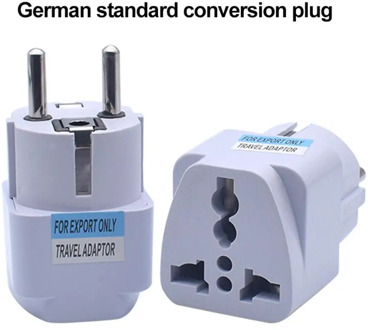 1pcs Universal EU Plug Adapter AU UK US To EU Euro AC Travel Adapter Electrical Plug Converter Power Socket