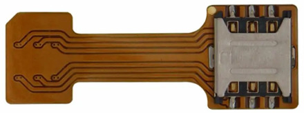 1PCS Universal Hybrid SIM Card Slot Dual SIM Card Adapter Micro Extender Nano to Nano for Android Phone For