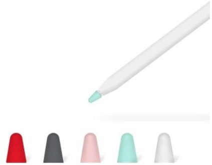 1Pcs Universal Pu Touch Pen Case Houder Potlood Houder Draagbare Kras Preventie Tablet Pen Protector Effen Kleur Lederen Tassen 1stk willekeurig