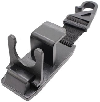 1Pcs Universele Multifunctionele Plastic Zwarte Auto Hoofdsteun Jas Haak Purse Bag Hanger Opknoping Organizer Houder
