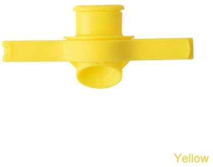 1Pcs Upgrade Materiaal Herbruikbare Voedsel Opslag Afdichting Klem Pakket Sealer Met Ontlading Nozzle Plastic Zak Clip Gereedschap 12*5.5Cm geel