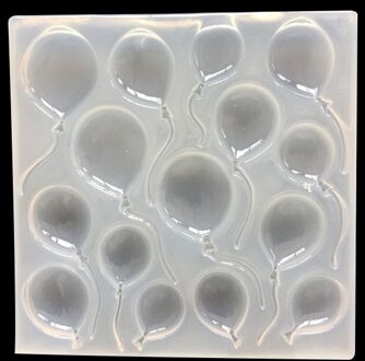 1Pcs Uv Hars Sieraden Vloeibare Siliconen Mal Festival Ballonnen Hars Mallen Voor Diy Intersperse Versieren Maken Mallen