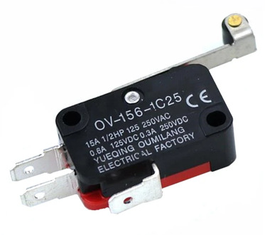 1PCS V-156-1C25 15A The micro switch, Push Button SPDT Momentary Snap Action Limit switch, travel switch,