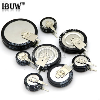 1PCS V type 5.5V Super capacitor 0.1F 0.22F 0.33F 0.47F 1F 1.5F 4.0F Button Farad capacitor