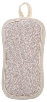 1Pcs Vaatdoek Bamboevezel Hoge Efficiënte Anti-Vet Schoonmaken Handdoek Wassen Handdoek Magic Keuken Reinigingsborstel spon Beige