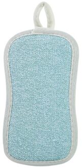 1Pcs Vaatdoek Bamboevezel Hoge Efficiënte Anti-Vet Schoonmaken Handdoek Wassen Handdoek Magic Keuken Reinigingsborstel spon Blauw