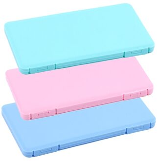 1Pcs Veilige Masker Opbergdoos Pp Ion Desinfectie Draagbare Masker Houder Organizer Gezicht Maskers Container Stofdicht Masker Case Bespaart 1stk willekeurig