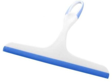 1Pcs Vensterglas Ruitenwisser Zeep Cleaner Squeegee Douche Badkamer Spiegel Borstel Thuis Wassen Cleaning Tools Voor Badkamer Blauw