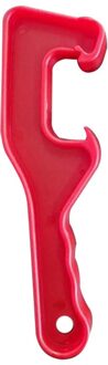 1Pcs Verf Emmer Opener Huishoudelijke Hand Wrench Tool Herbruikbare Efficiënte Plastic Ergonomische Vacuüm Flesopener rood