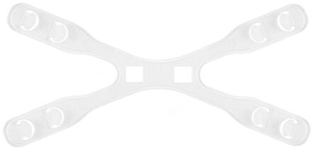 1Pcs Verstelbare Anti-Slip Masker Oor Uitbreiding Masker Haak Voorkomen Oor-Trekken Verstelbare Masker Rope Extension Gesp wit