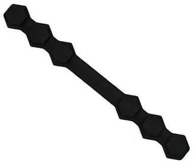 1Pcs Verstelbare Anti-Slip Siliconen Masker Oor Grips Mascarillas Extension Haak Maskers Gesp Houder Attache Masque Accessoires zwart