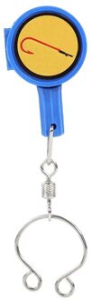 1Pcs Vissen Quick Knoop Tool Snelle Tie Nail Knoper Lijn Cutter Clipper Nipper Haak Puntenslijper Fly Koppelverkoop Tool Vissen tackle Gear Blauw