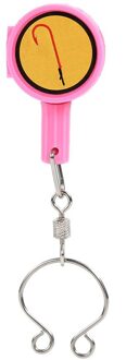 1Pcs Vissen Quick Knoop Tool Snelle Tie Nail Knoper Lijn Cutter Clipper Nipper Haak Puntenslijper Fly Koppelverkoop Tool Vissen tackle Gear Roze