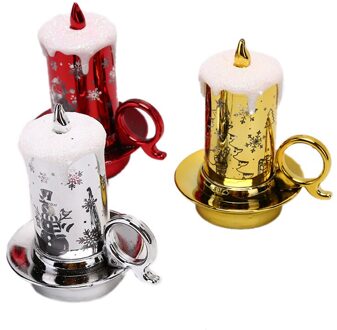 1Pcs Vlamloze Flikkerende Led Kaars Multicolor Kerst Kaars Vlam Licht Thuis Bruiloft Verjaardag Party Decor Props