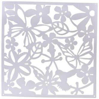 1Pcs Vlinder Vogel Bloem Hollow Out Opknoping Scherm Partitie Divider Panel Room Gordijn Woondecoratie
