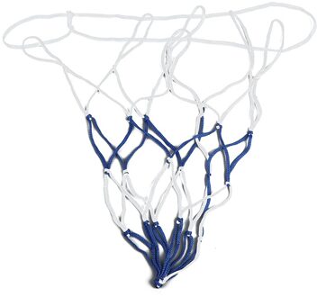 1Pcs Voetbal Basketbal Bal Training Mesh Netto Zak Slijtvaste Voetbal Tas blauw