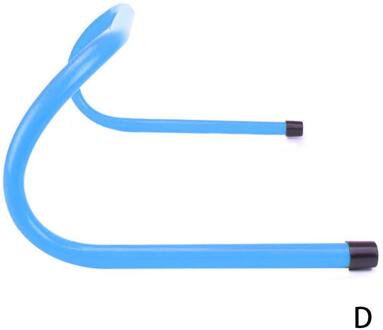 1Pcs Voetbal Gaelic Hindernis Hindernissen Training Practise Apparatuur Barrières Frame Voetbal Obstakel Rack Voetbal Training Accessoires blauw