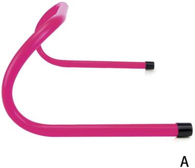 1Pcs Voetbal Gaelic Hindernis Hindernissen Training Practise Apparatuur Barrières Frame Voetbal Obstakel Rack Voetbal Training Accessoires roze paars