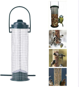 1Pcs Vogel Feeder Park Vogel Benodigdheden Huisdier Producten Vogel Wild Outdoor Tuin Opknoping Poorten Zaad Plastic Feeder