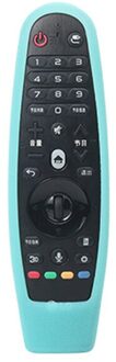 1Pcs Voor Lg AN-MR600 AN-MR650 AN-MR18BA MR19BA MR20GA Magic Afstandsbediening Gevallen Siliconen Beschermhoes Schokbestendig Gevallen fluorescerende blauw